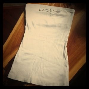 Bebe Logo ribbed tube top!